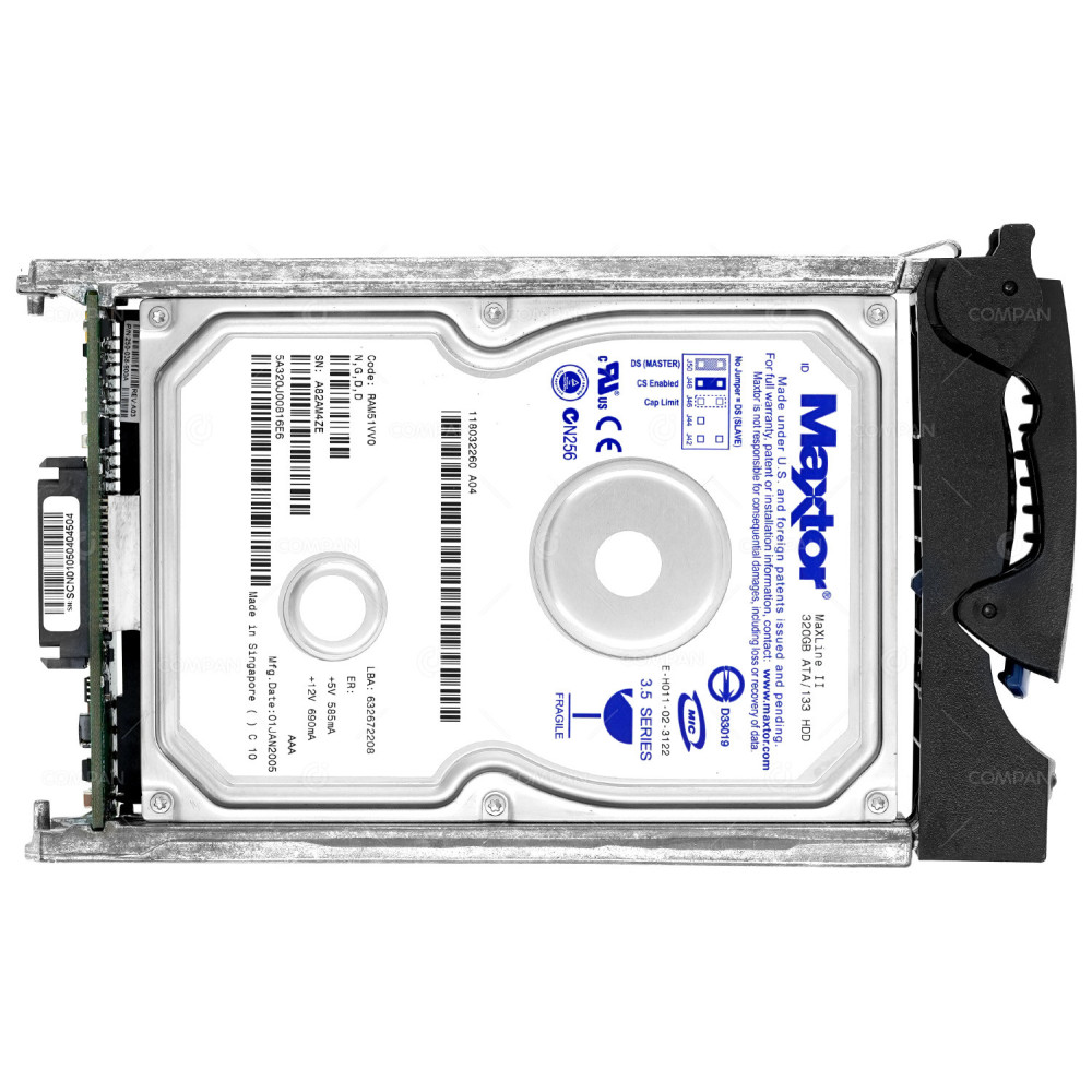 005048012 EMC HDD 320GB 5.4K FATA 4GB 3.5" LFF FOR CX SERIES